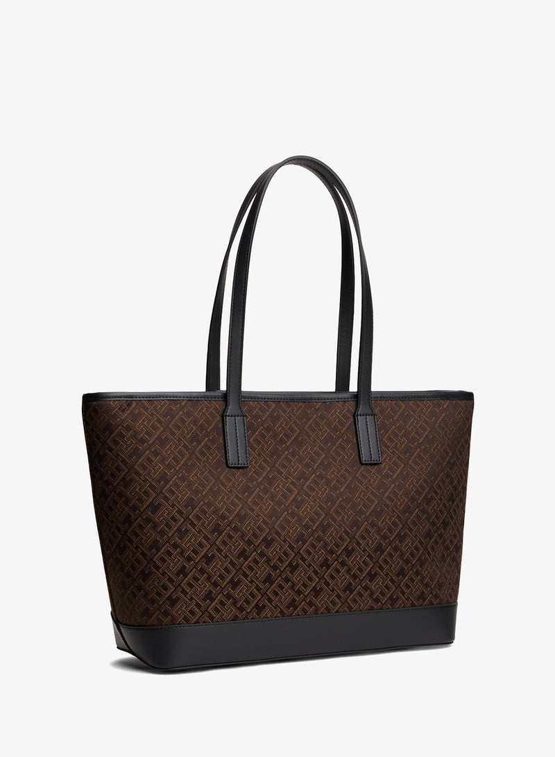 TOMMY HILFIGER Jacquard Tote Bag - Image 3